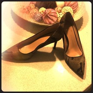 Stiletto leather upper shoes Banana Republic.